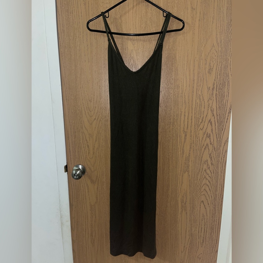 Cross cross midi dress
